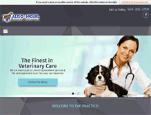 Tablet Screenshot of alisoniguelanimalhospital.info